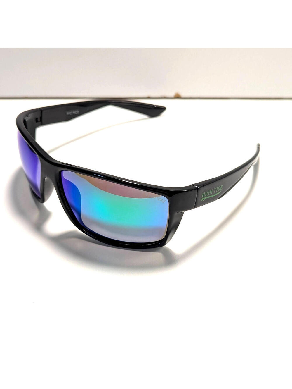 High Tide WC7920 Polarized  Fishing Unisex Sunglasses Sport Wrap Eyewear Black